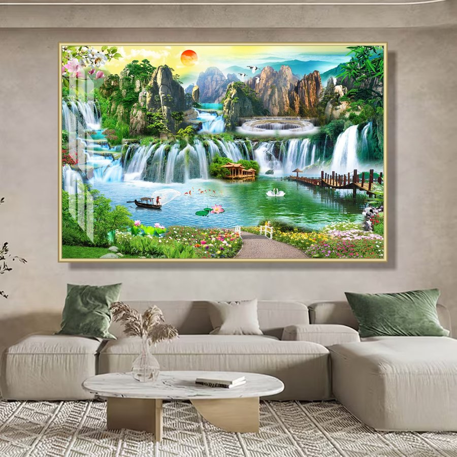 Tranh Treo Tường Thiên Nhiên Non Nước Hữu Tình