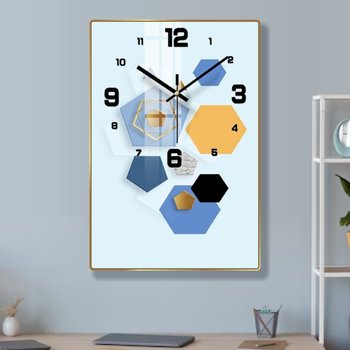 Tranh đồng hồ treo tường tráng gương nghệ thuật hiện đại 503