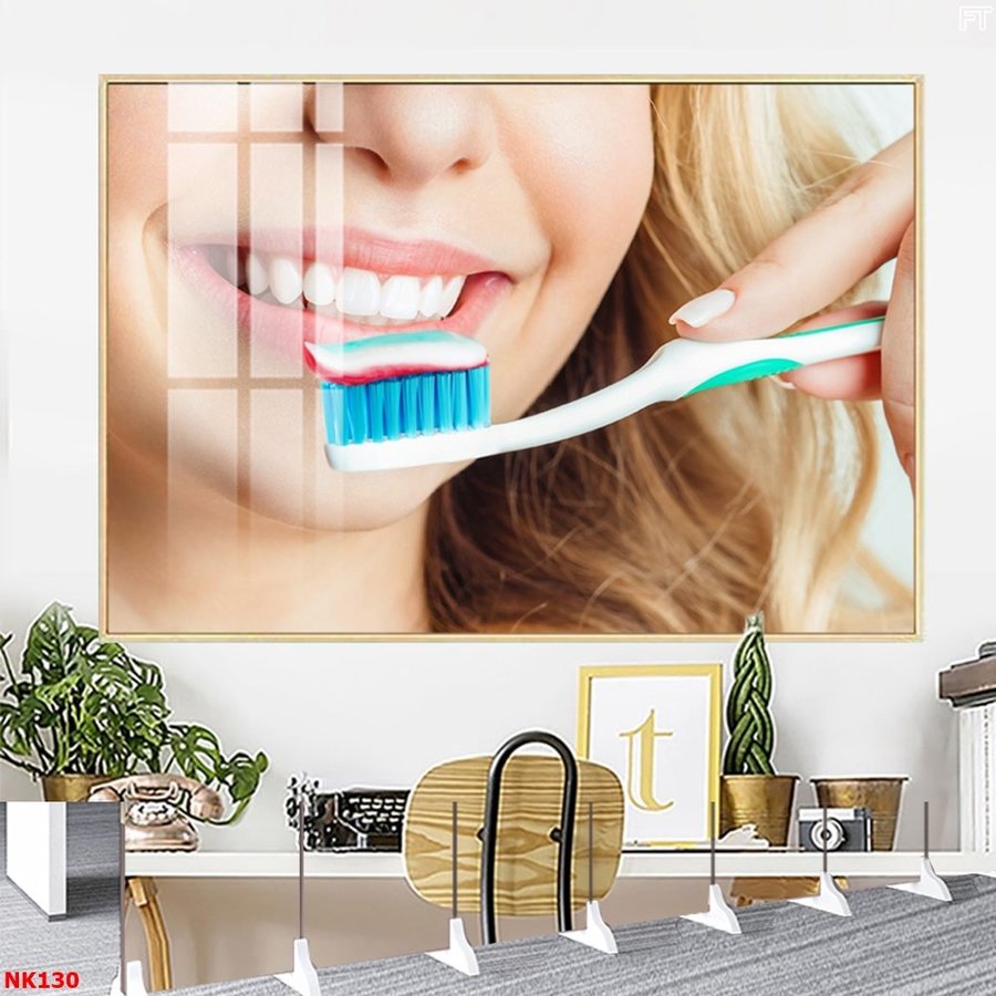 Tranh Treo Tường Nha Khoa Bảo Vệ Răng Chắc Khoẻ 2