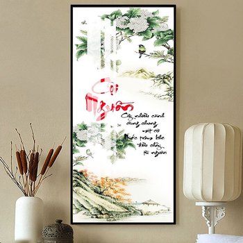 Tranh Treo Tường Thư Pháp Chữ Cội Nguồn 02