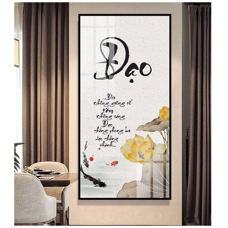 Tranh Treo Tường Thư Pháp Chữ Đạo