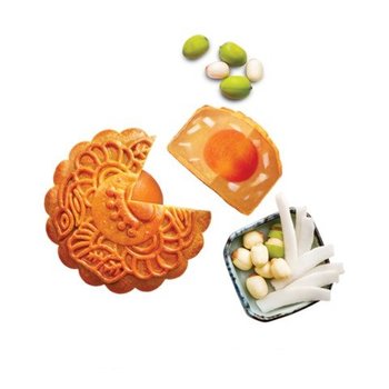 Bánh Trung Thu Kinh Đô Hạt Sen Mứt Dừa 2 Trứng Đặc Biệt 210g (5)