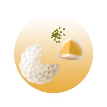 Bánh Trung Thu Kinh Đô Dẻo Đậu Xanh 0 trứng 180gr (96)