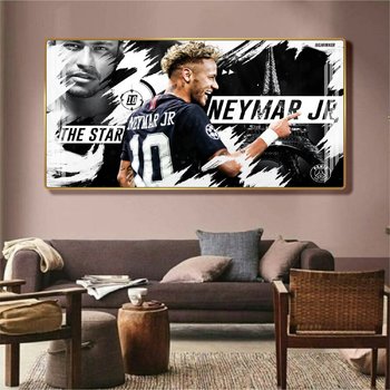 Tranh Treo Tường Cầu Thủ Bóng Đá Neymar Mẫu 03