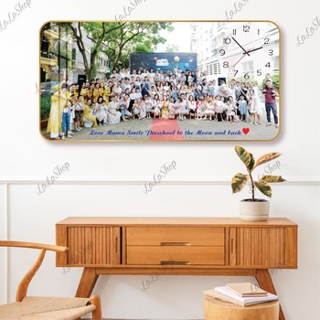Tranh Đồng Hồ Tặng Thầy Cô Thiết Kế Theo Yêu Cầu Mẫu 04