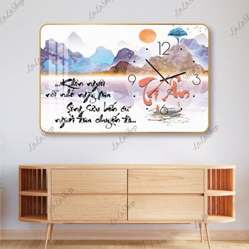 Tranh Đồng Hồ Thư Pháp Tri Ân Tặng Ngày Nhà Giáo Việt Nam 20-11