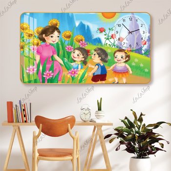 Tranh Đồng Hồ Treo Tường Tặng Ngày Nhà Giáo Việt Nam 20/11 Mẫu 02