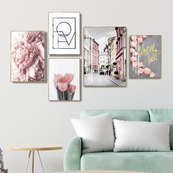 Tranh Treo Tường Trang Trí Sắc Hồng Dịu Dàng