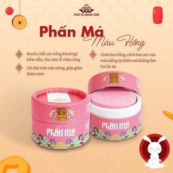 Quà tặng phấn má màu hồng (dạng nén)