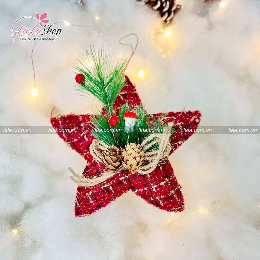 Phụ Kiện Dây Treo Ngôi Sao Trang Trí Noel 029