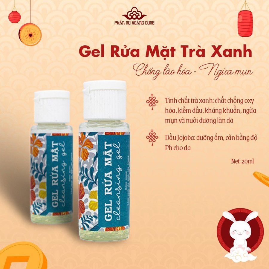 Gel Rửa Mặt Mini Phấn Nụ Hoàng Cung Dung Tích 20ml