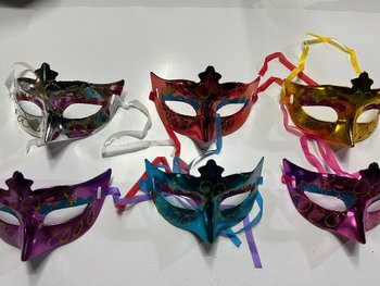 Mặt nạ hóa trang bí ẩn 004 - Phụ kiện hóa trang halloween