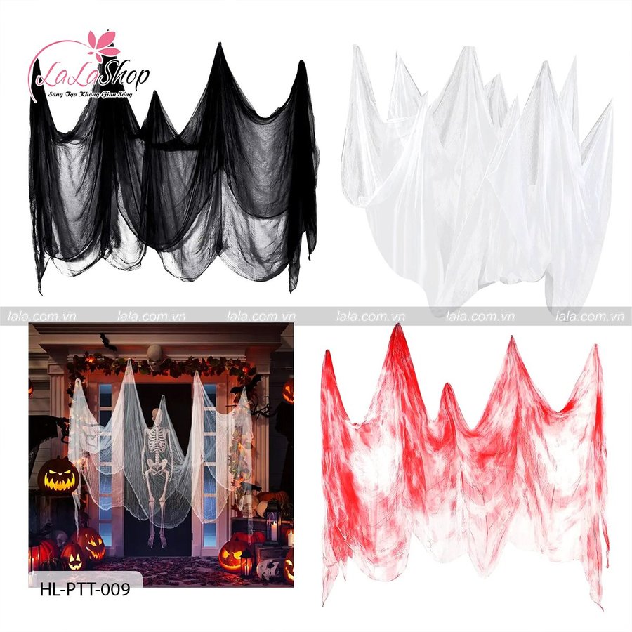 Phụ Kiện Trang Trí Halloween Vải Trang Trí