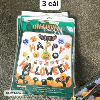 Sét Bong Bóng Trang Trí Halloween Mẫu 6