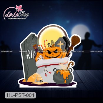 Standee trang trí halloween Bí Ngô Ma Quái Mẫu 1