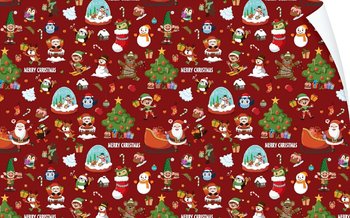 Set 5 Giấy Gói Quà Họa Tiết Merry Christmas