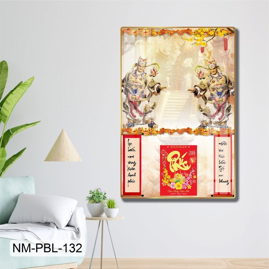 Lịch Tết Tranh Tráng Gương Treo Tường Đón Xuân Tài Lộc