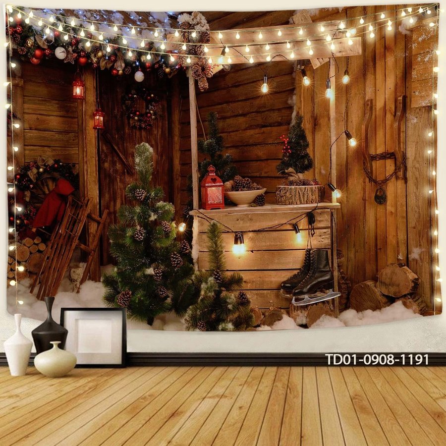 Tranh Vải Treo Tường Trang Trí Noel Mẫu 9