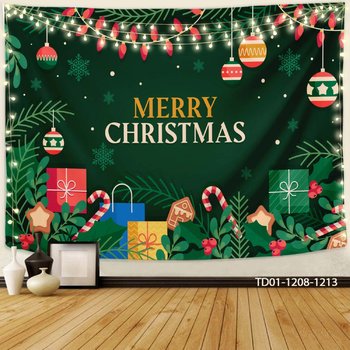 Tranh Vải Treo Tường Trang Trí Noel Merry Christmas Mẫu 5