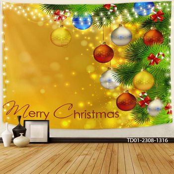 Tranh Vải Treo Tường Trang Trí Noel Merry Christmas Mẫu 19