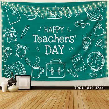 Tranh vải treo tường happy teacher day