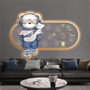 Tranh đèn tráng gương phòng khách hiện đại mẫu 251