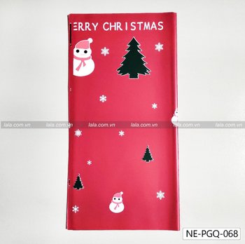 Set 5 Giấy Gói Quà 58x58cm giáng sinh Họa Tiết Merry Christmas mẫu 068 màu xanh