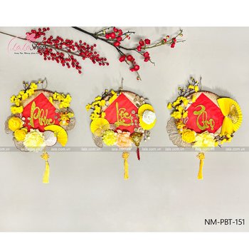 Combo 3 mẹt Phúc Lộc Thọ trang trí tết