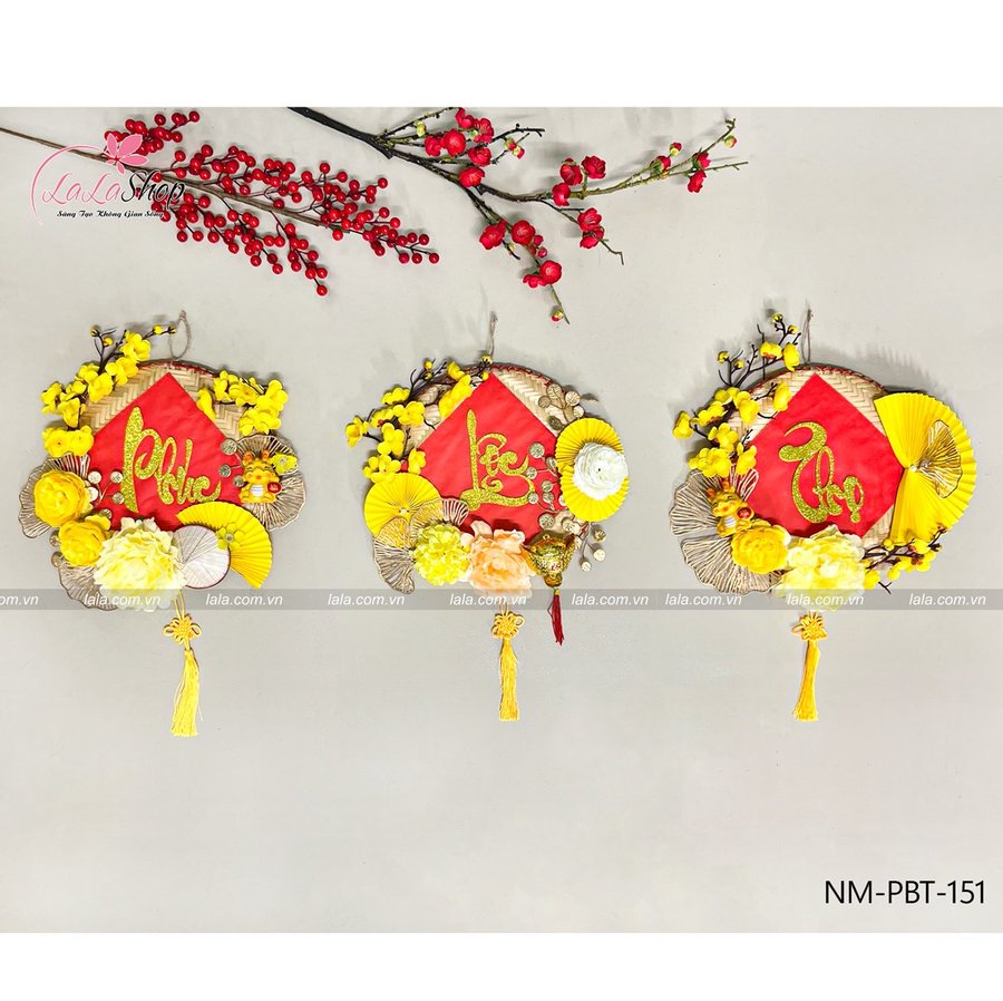Combo 3 mẹt Phúc Lộc Thọ trang trí tết
