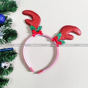 Băng đô cài tóc tuần lộc phụ kiện giáng sinh mẫu 032