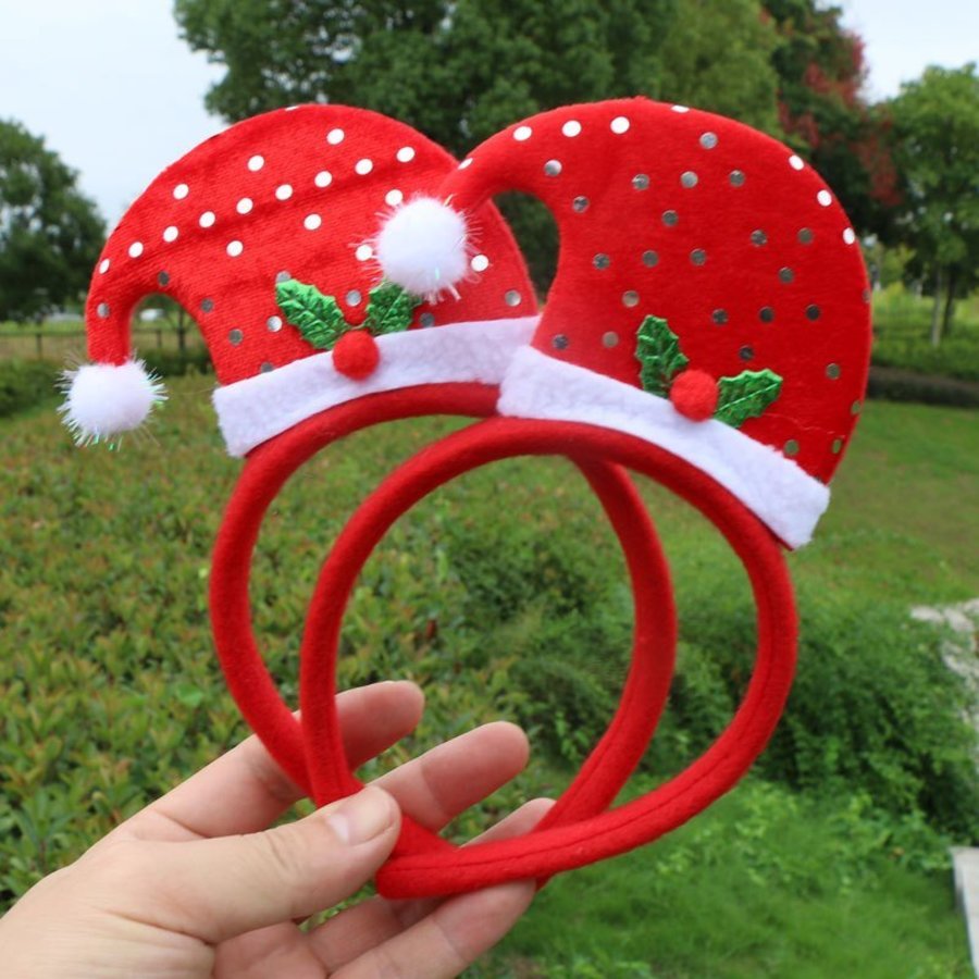 Băng Đô Cài Tóc nón giáng sinh Phụ Kiện noel Mẫu 034