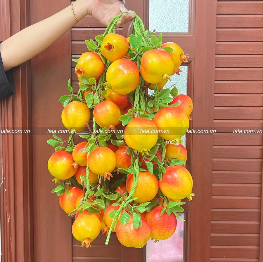 Dây quả lựu giả trang trí
