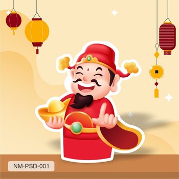 Standee Trang Trí Tết Ông Thần Tài