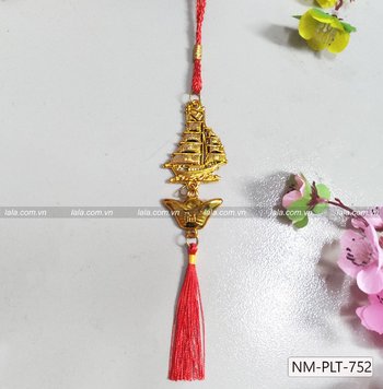 Dây lộc treo cây mai đào thuận buồm xuôi gió trang trí tết mẫu 752