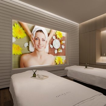 Tranh Dán Tường Spa Nằm thư Giản 9