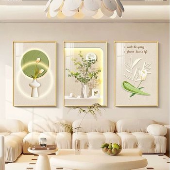 Tranh Treo Tường Bình Cây Xanh Nghệ Thuật