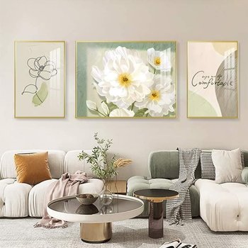 Tranh Treo Tường Hoa Và Lá Nghệ Thuật Mẫu 2