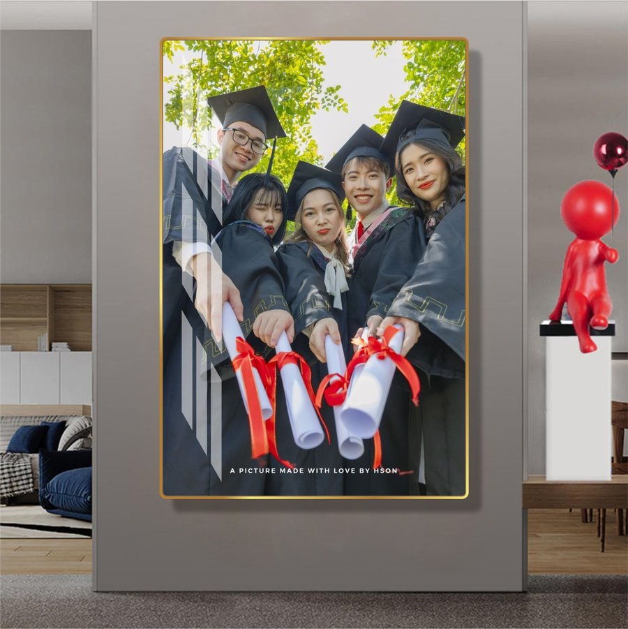 Tranh treo tường thiết kế theo yêu cầu mẫu 12