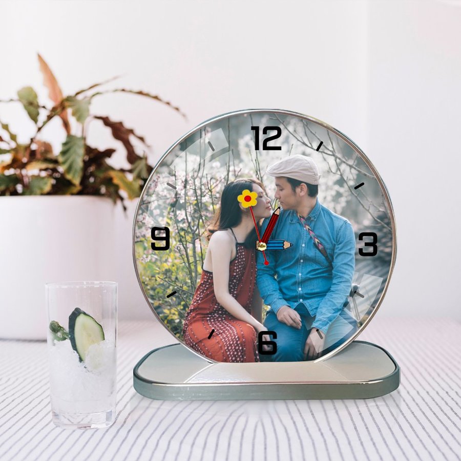 Tranh Đồng Hồ Để Bàn Thiết Kế Theo Yêu Cầu Mẫu 1