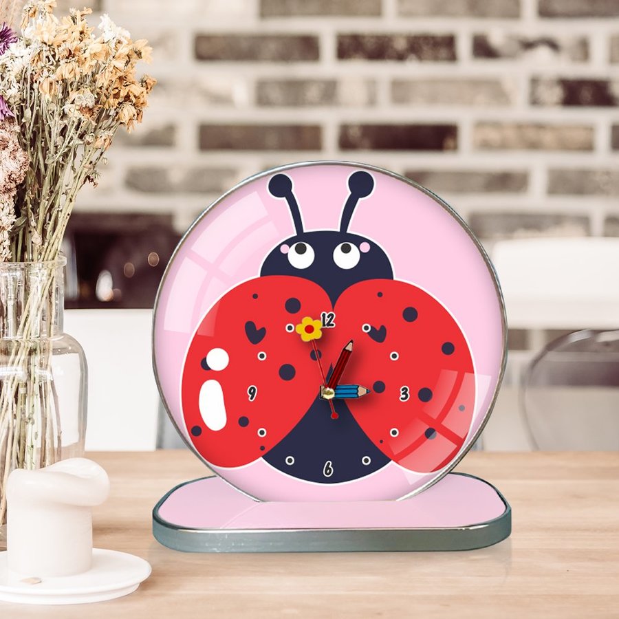 Tranh Đồng Hồ Để Bàn Hình Con Bọ