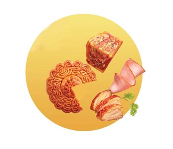 Bánh Trung Thu Kinh Đô Gà Quay Jambon 0 Trứng 150gr (20)