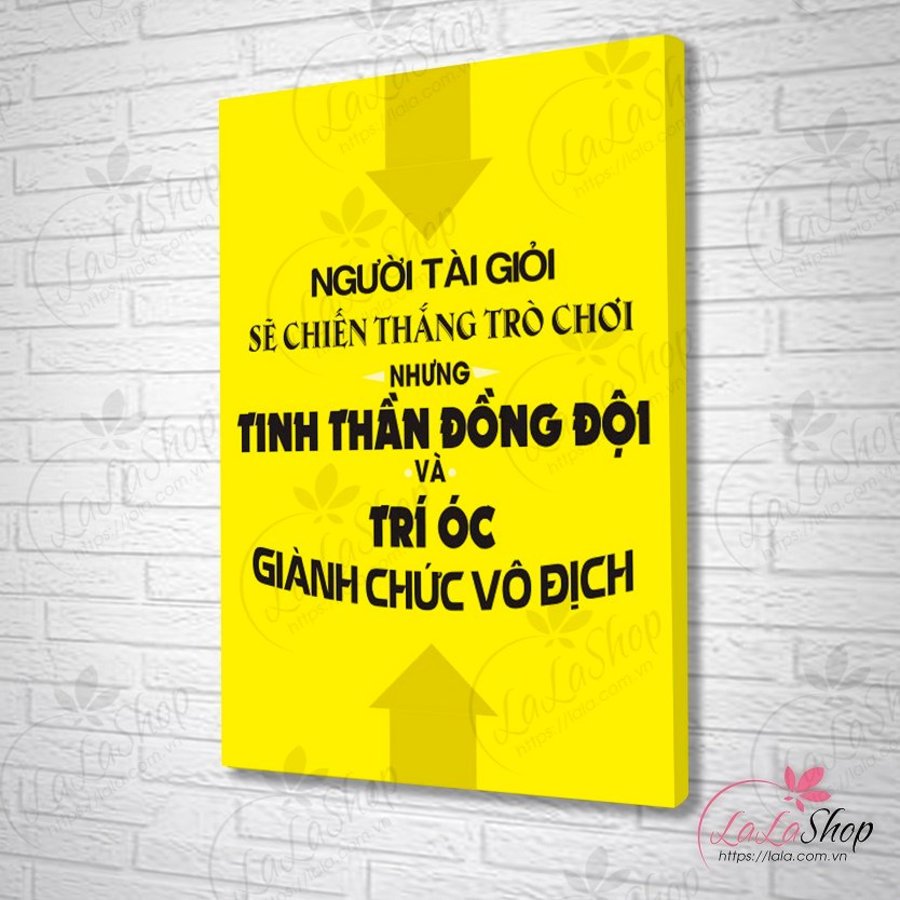 Tranh treo tường người tài giỏi sẽ chiến thắng trò chơi