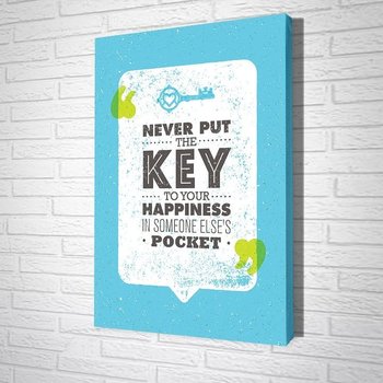 Tranh treo tường Never put the key