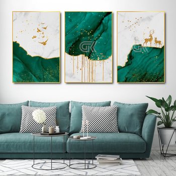 Tranh Treo Tường Hươu Vàng Nghệ Thuật