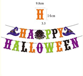 Đồ treo trang trí Halloween Set Dây Treo Chữ Happy Halloween