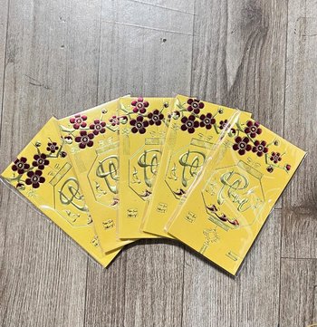 Combo 6 Bao Lì Xì In Nổi 3D Lồng Đèn Chữ Phúc Và Cành Đào Đỏ