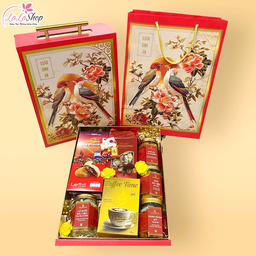 Hộp Quà Tết Cao Cấp Xuân Bình An
