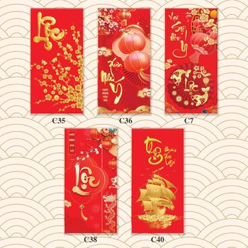 Combo 10 Bao Lì Xì Tết Tài Lộc