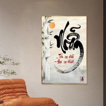 Tranh treo tường chữ thư pháp