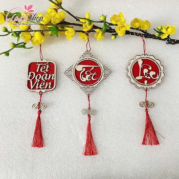 Lộc treo tết đoàn viên trang trí tết